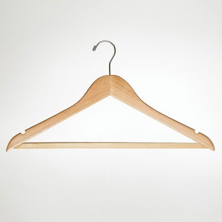Registry Wooden Non Slip Hange, 100PK L7K66N-MO-T